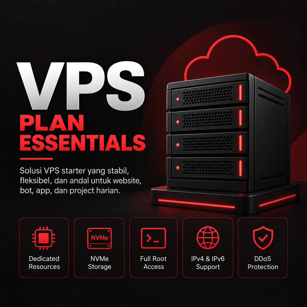 (IPv6 Only) Nara Eco 1GB 1Core